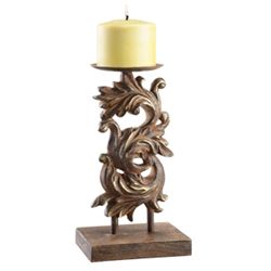 Acanthus Pillar Candle Stick