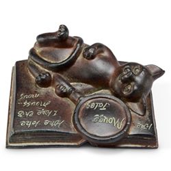 Reading Cat Paperweight