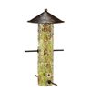 Image 1 : Amber Mosaic Glass Birdfeeder