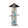 Image 1 : Blue Mosaic Glass Birdfeeder