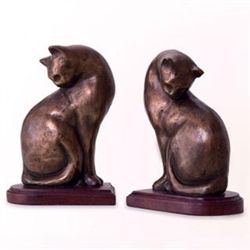 Cat Bookends