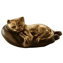 Cat On Hand Paperweight