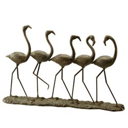 Flamingo Parade Sculpture