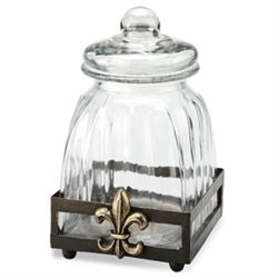 Fleur De Lis Canister