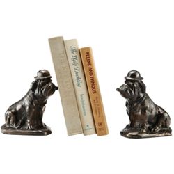 Bulldog Bookends