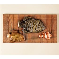 Fish Sculpture Wall Plaque