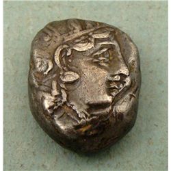 Silver Greek Tatradrachm Coin -Athens, Attica