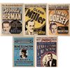 Image 1 : 5 Jazz Voices Concert Repro Posters Billie Ella Louis