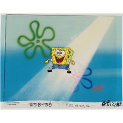 Original SpongeBob Animation Cel & Background Spotlight