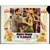 Image 1 : Paris When It Sizzles Orig Lobby Card Audrey Hepburn