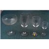 Image 2 : Set of 23 Swedish Crystal Wine Martini Shot Glassware
