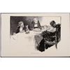 Image 1 : Charles Gibson Orig Book Print 1896 Angel at the Table