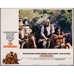 The Revengers Original Lobby Card Western Movie Poster