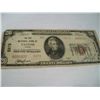 Image 1 : VERY SCARCE 1929 $20 TAYLOR NATIONAL BANK NOTE