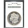 Image 1 : 1881 S$1 MS64 Deep Mirror Prooflike ANACS....