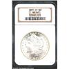 Image 1 : 1881-CC S$1 MS66 NGC.  Striking cartwheel...