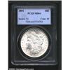 Image 1 : 1891 S$1 MS64 PCGS.  Pure white with a nea...