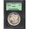 Image 1 : 1899-S S$1 MS65 PCGS.  Semi-prooflike fiel...