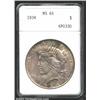 Image 1 : 1934 S$1 MS65 ANACS.  Gentle lilac color d...