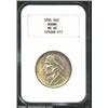 Image 1 : 1935 50C Boone MS65 NGC.  The obverse has...