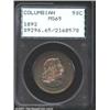 Image 1 : 1892 50C Columbian MS65 PCGS.  The rich gr...