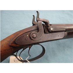 Ornate Hanson Dbl Bbl. Blackpowder Shotgun