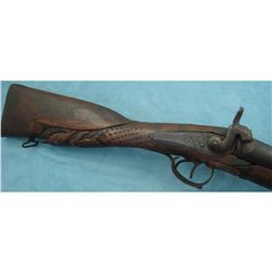 Heavily Carved Blackpowder Shotgun