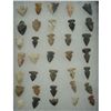 Image 1 : Display of 35 Stone Bird Points