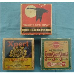 3 Two Piece Shell Boxes