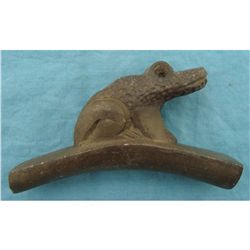 Hopewell Indian Frog Effigy Pipe