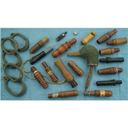 Large lot of Early Duck Calls & Misc.
