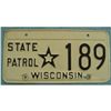 Image 1 : Wisconsin State Patrol License Plate