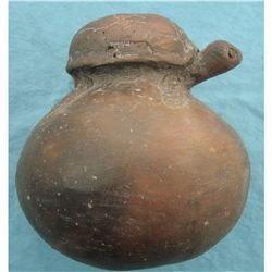 Clay Turtle Effigy Pot