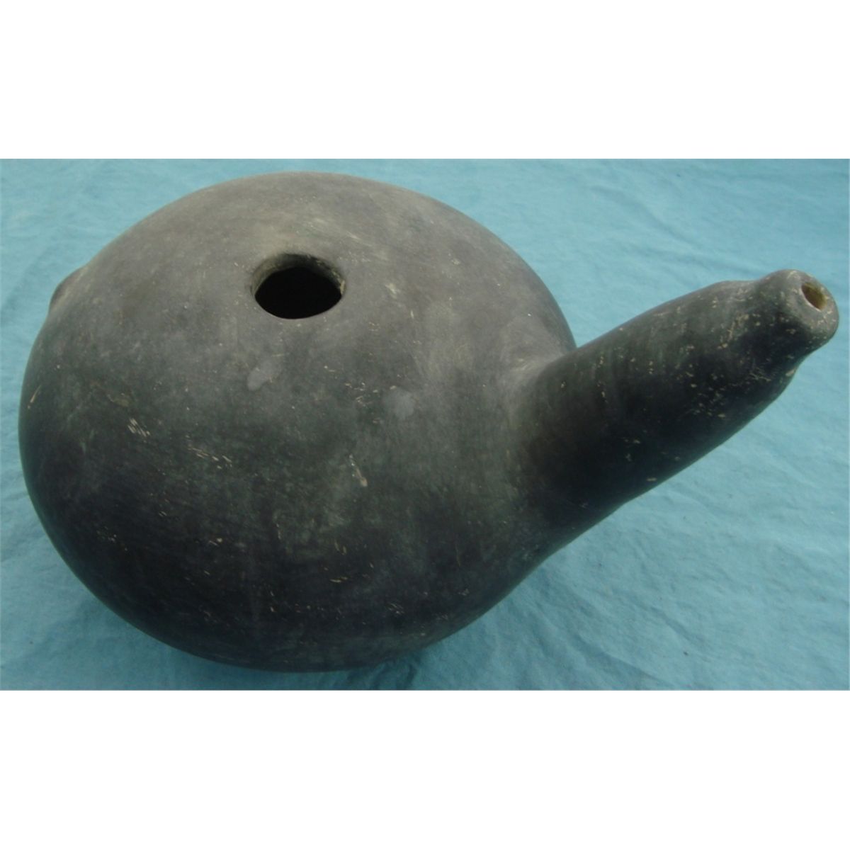 Black Clay Effigy Pot