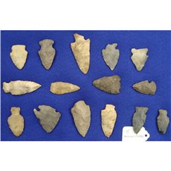 Display of 15 Arrowheads