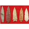 Image 2 : 5 Large Stone Spear Points