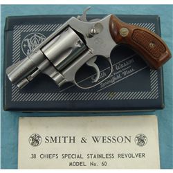 Smith & Wesson Model 60 SS Chiefs Special