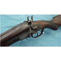 Antique Manton Sidelever 10 ga. Dbl.