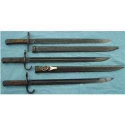 3 Japanese Bayonets