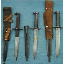 Lot of 3 Swedish Mauser Bayonets