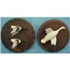 Image 1 : Pair of Miniature Rolf Opjorden Waterfoul Plaques