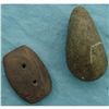 Image 1 : Native American Stone Net Weight & Banner Stone