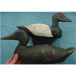 Pair of Wooden Duck Decoys
