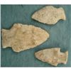 Image 2 : 3 Archaic Stemmed Points Sauk Co. Wisc.