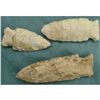Image 2 : 3 Archaic Points Sauk Co. Wisc.
