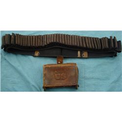 US Mills Belt & Cartridge Box 30-40 Krag