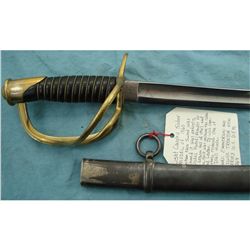 Light Cavalry Saber Model of 1860