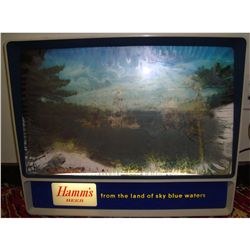 Hamms Beer sign.
