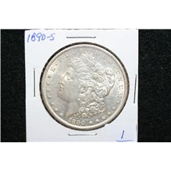 1890-S Silver Morgan $1