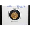 Image 1 : $1 Gold Liberty Coin "Love Token" w/charm loop